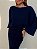 Blusa Tricot Matilde Azul Marinho - Imagem 9