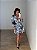 Vestido Curto Estampado Romina Azul - Imagem 5