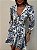 Vestido Curto Estampado Romina Azul - Imagem 2