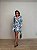 Vestido Curto Estampado Romina Azul - Imagem 3