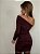 Vestido Curto Drapeado Adelaide Marrom - Imagem 8