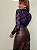 Calça Courino Wide Leg Francesca Marrom Escuro - Imagem 9