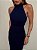 Saia Midi Tricot Leonelle Azul Marinho - Imagem 2