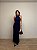 Saia Midi Tricot Leonelle Azul Marinho - Imagem 1