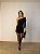 Vestido Curto Drapeado Adelaide Preto - Imagem 3