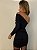 Vestido Curto Drapeado Adelaide Preto - Imagem 7