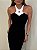 Vestido Midi Canelado Colcci Preto/Branco - Imagem 6