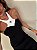 Vestido Midi Canelado Colcci Preto/Branco - Imagem 8