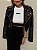Cropped Canelado Colcci Off White/Preto - Imagem 9