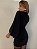 Vestido Curto Nula Manga Ravena Preto - Imagem 8