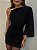 Vestido Curto Nula Manga Ravena Preto - Imagem 2