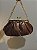 Bolsa Courino Drapeada Marrom - Imagem 8