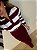 Blusa Tricot Listrada Adelaide Bordô e Branca - Imagem 6