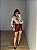 Camisa Linho Estampada Romina Marrom - Imagem 7