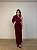Saia Midi Tricot Leonelle Vermelho Bordô - Imagem 9