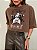 T-shirt Cropped Romina Marrom - Imagem 1