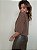 T-shirt Cropped Romina Marrom - Imagem 3