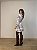 Vestido Curto Estampado Romina Marrom - Imagem 7