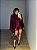 Short Courino Croco Matilde Vermelho Bordô - Imagem 9