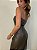 Calça Courino Wide Leg Francesca Marrom Acinzentada - Imagem 7