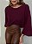 Blusa Tricot Matilde Vermelho Bordô - Imagem 1