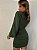 Vestido Curto Nula Manga Ravena Verde - Imagem 7