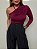 Blusa Drapeada Colcci Vermelho Bordô - Imagem 1