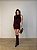 Vestido Curto Veludo Colcci Roxo Uva - Imagem 5