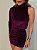 Vestido Curto Veludo Colcci Roxo Uva - Imagem 4