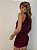 Vestido Curto Veludo Colcci Roxo Uva - Imagem 12