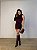 Vestido Curto Veludo Colcci Roxo Uva - Imagem 3