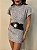 Vestido Curto Tricot Leonelle Cinza - Imagem 9