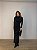 Vestido Midi Drapeado Solenna Preto - Imagem 2