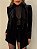 Maxi Blazer Veludo Novera Preto - Imagem 1