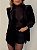 Maxi Blazer Veludo Novera Preto - Imagem 3
