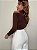Blusa Gola Alta Ravena Marrom - Imagem 5