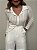 Blusa Tricot Transparência Solenna Off White - Imagem 1
