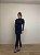 Vestido Midi Drapeado Solenna Azul - Imagem 8
