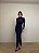Vestido Midi Drapeado Solenna Azul - Imagem 5