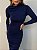 Vestido Midi Drapeado Solenna Azul - Imagem 6