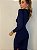 Vestido Midi Drapeado Solenna Azul - Imagem 9