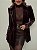 Maxi Blazer Veludo Novera Marrom - Imagem 18