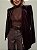 Maxi Blazer Veludo Novera Marrom - Imagem 11