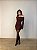 Vestido Curto Tricot Ravello Marrom - Imagem 1