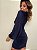 Vestido Curto Nula Manga Ravena Azul Marinho - Imagem 9