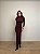 Vestido Midi Drapeado Solenna Marrom - Imagem 5