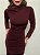 Vestido Midi Drapeado Solenna Marrom - Imagem 6