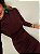 Vestido Midi Drapeado Solenna Marrom - Imagem 4