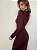 Vestido Midi Drapeado Solenna Marrom - Imagem 8