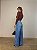 Body Drapeado Costanza Marrom - Imagem 9